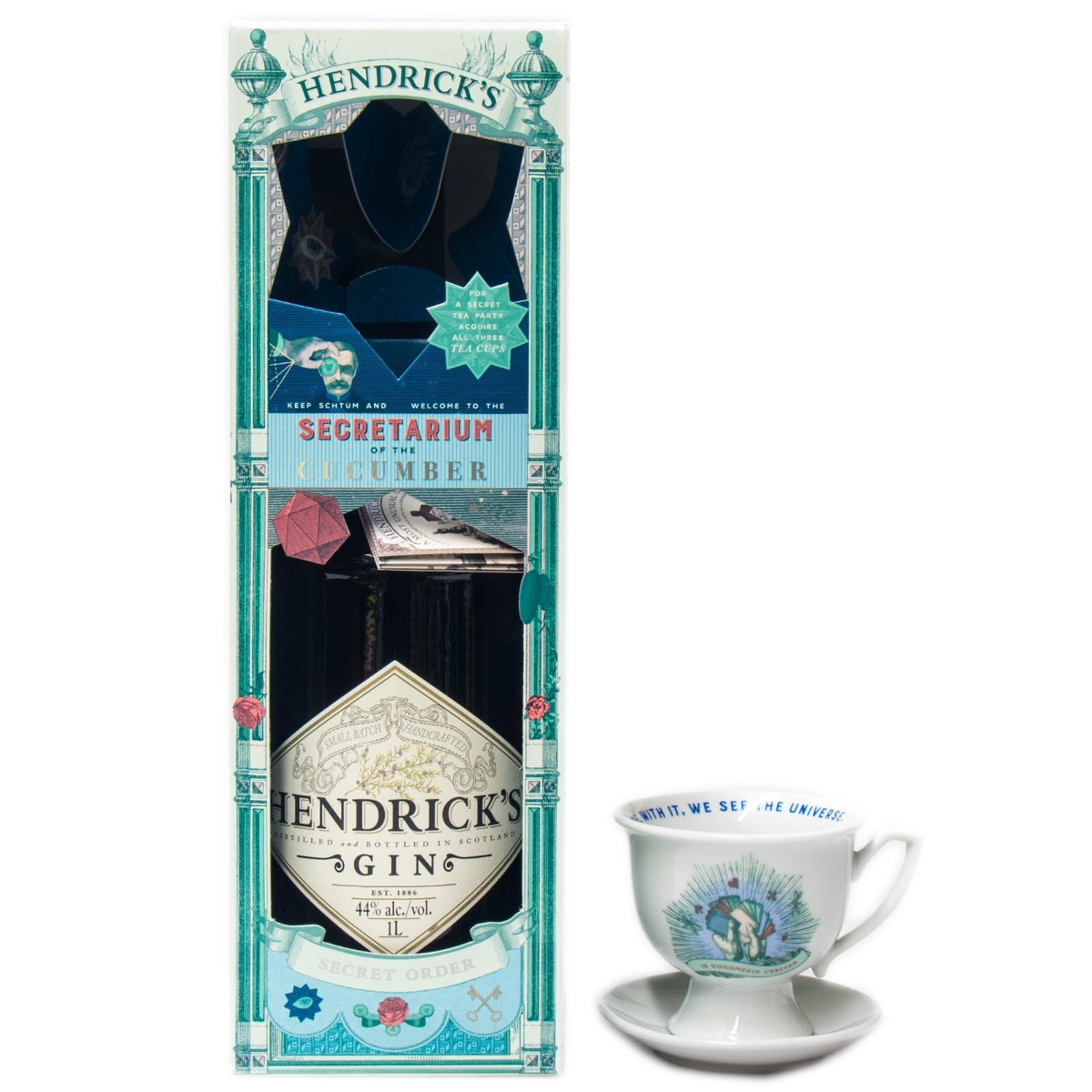 Ginebra Hendricks Tea Time 1 Litro Estuche