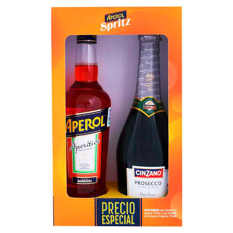 Licor Aperol Spritz (aperol 1l Prosecco 0,75l) 1 Litro