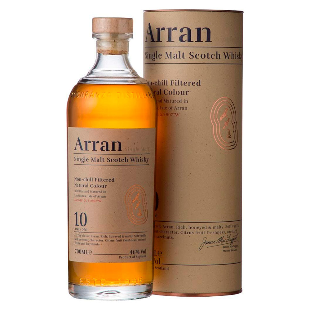 Comprar Arran 10 Años 0,70 Litros + Estuche | TopDrinks 