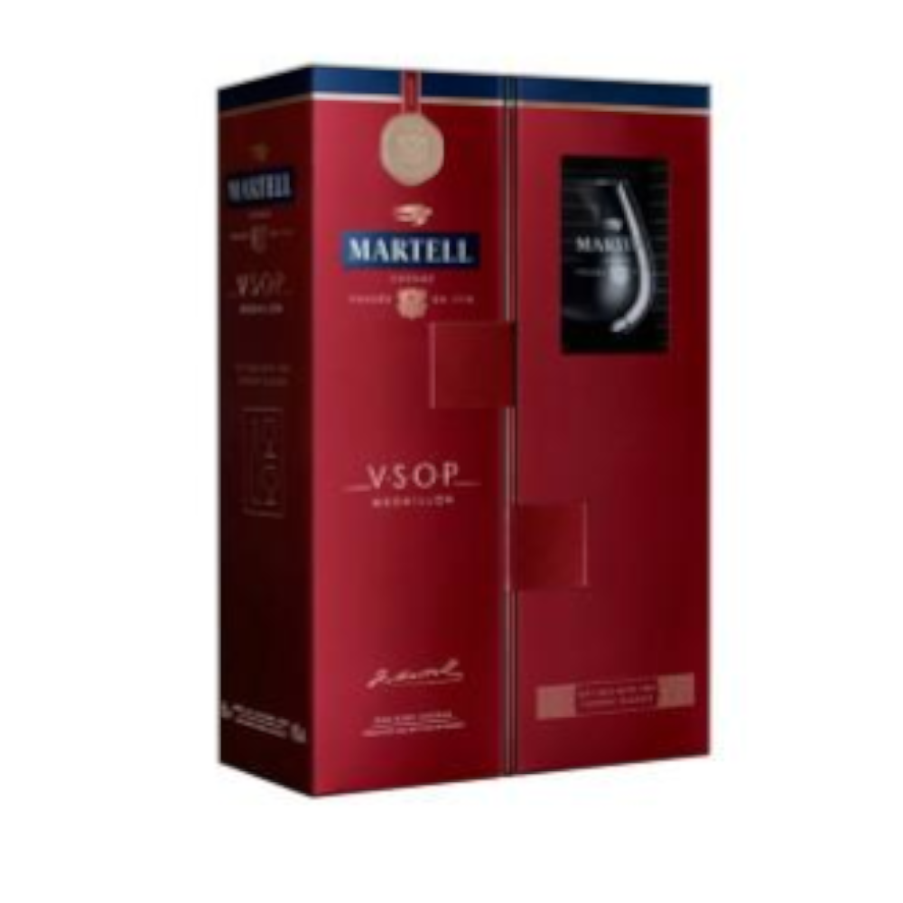 Cognac Martell Vsop 2 Copas