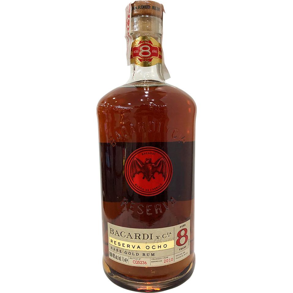 Comprar Ron Bacardí Reserva 8 Años 1L | TopDrinks 