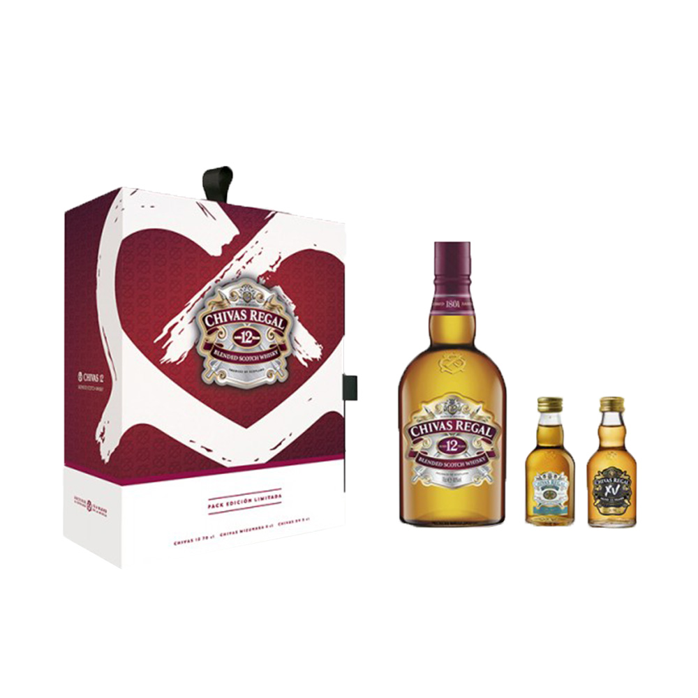 Whisky Chivas Regal 12 Años Mini Estuche