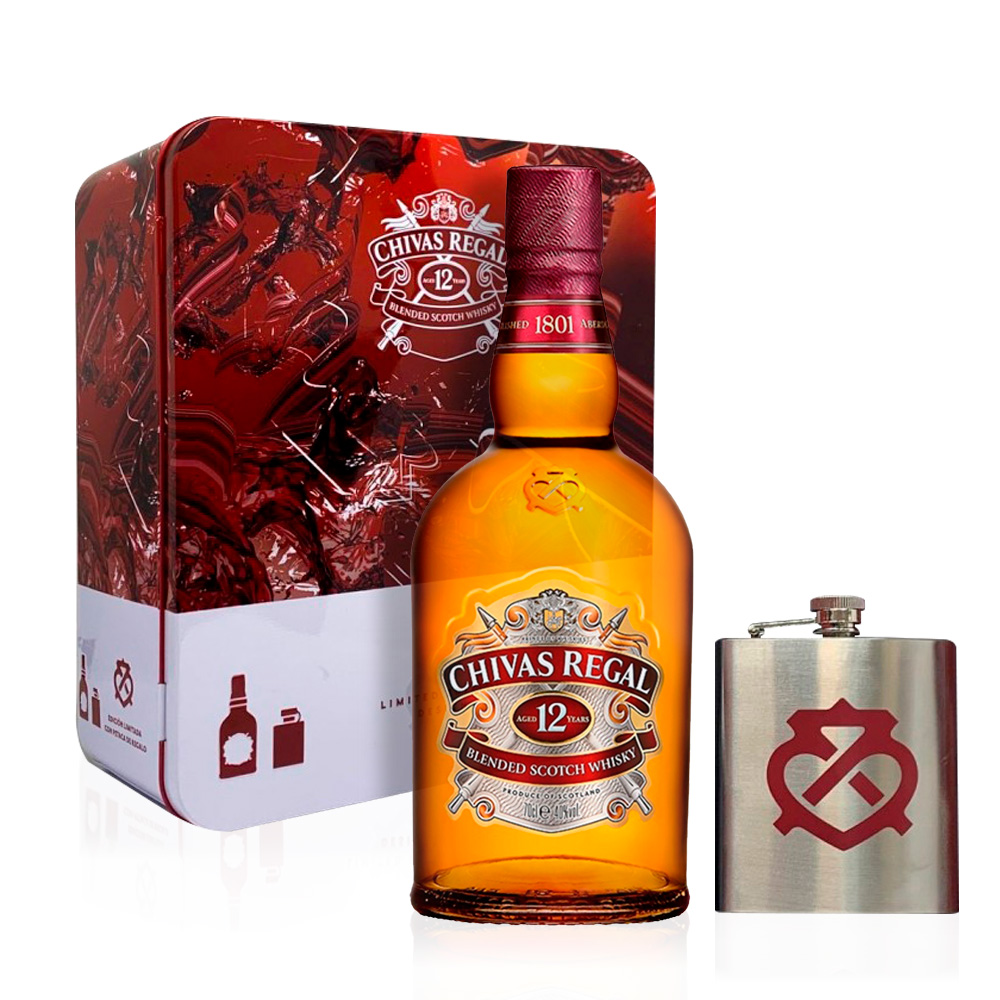 Whisky Chivas Regal 12 Años Petaca