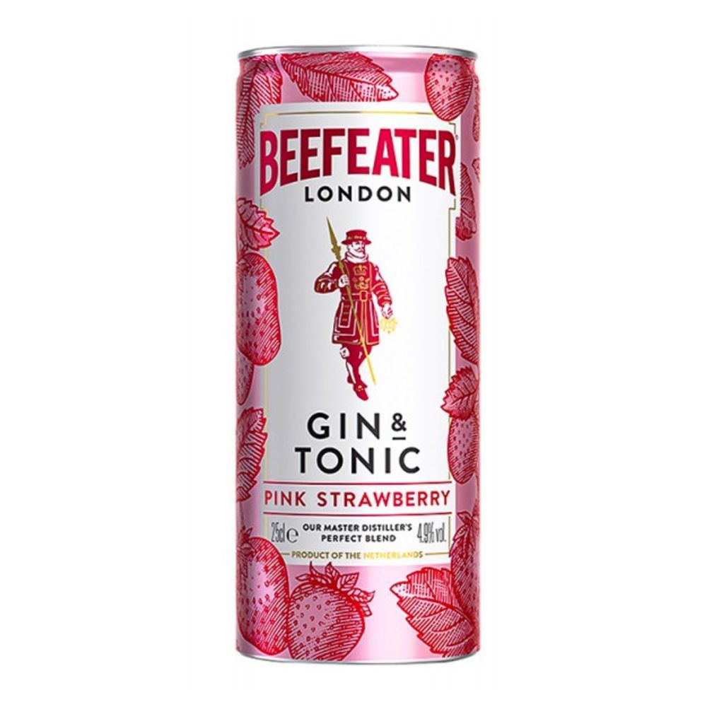  Beefeater Pink Strawberry & Tonic 0,25 Litros