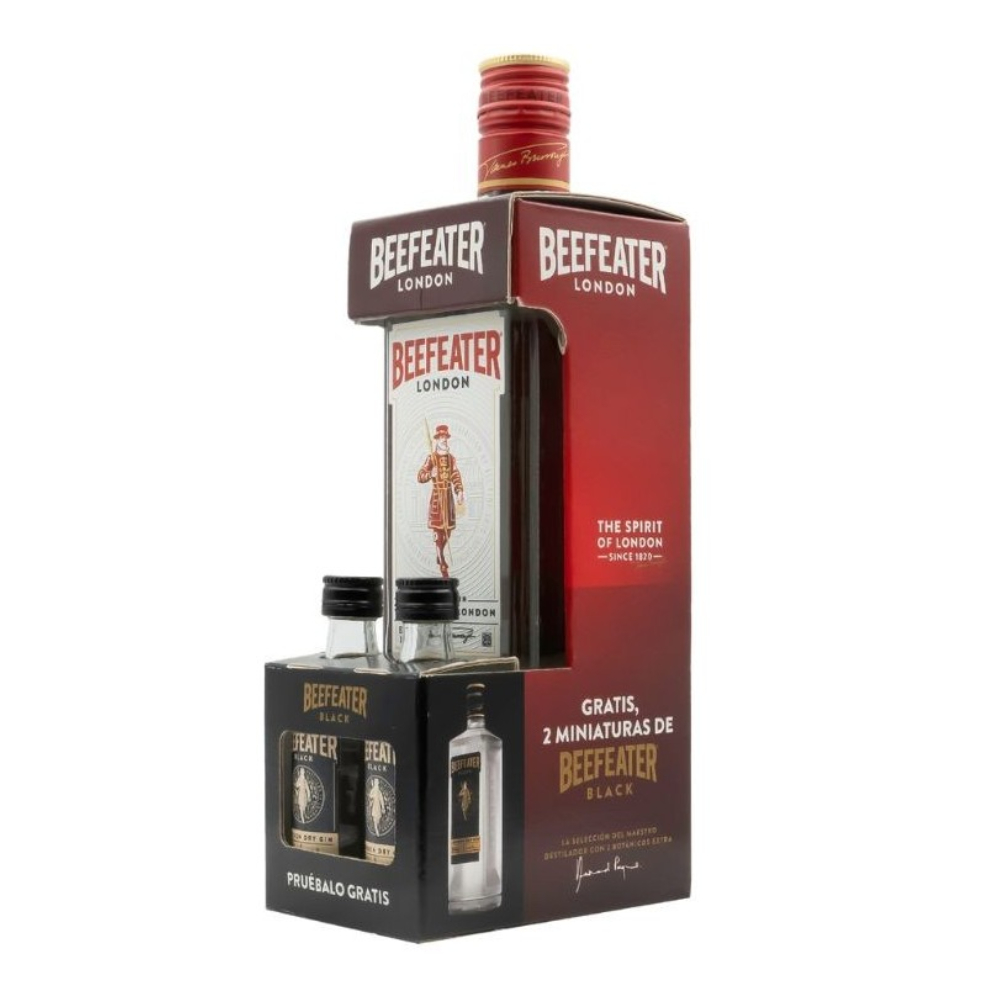  Beefeater 2 Minis Beefeater Black Estuche