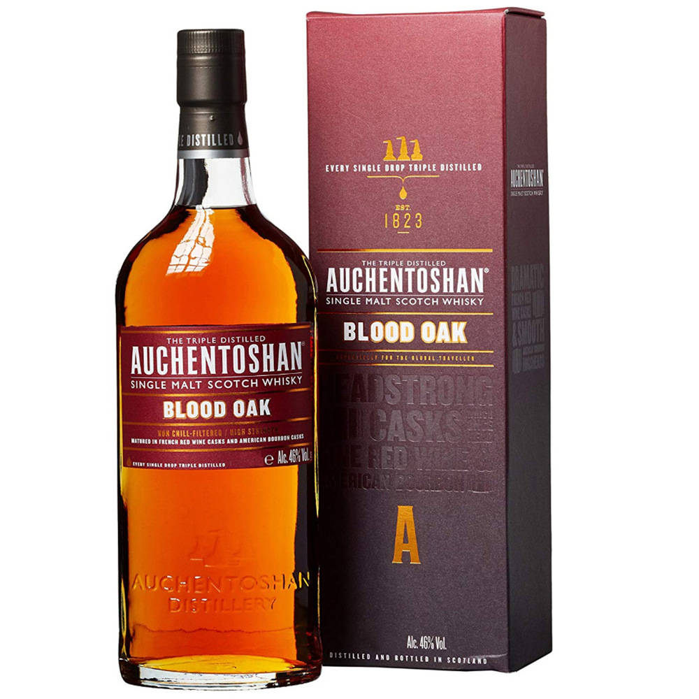 Comprar Whisky Auchentoshan 14 Años Blood Oak 1 Litro + Estuche | TopDrinks