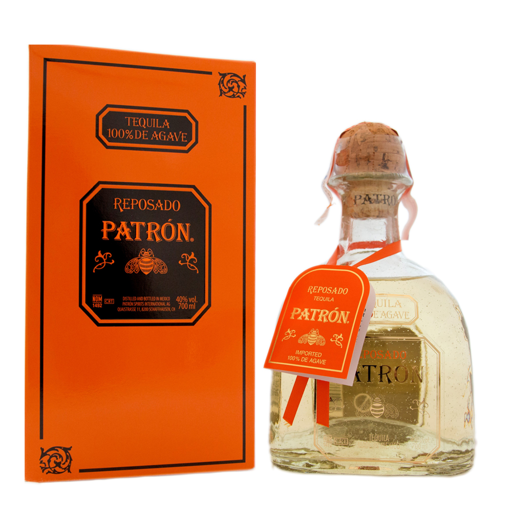 Compra el Tequila Patron Reposado con estuche | TopDrinks